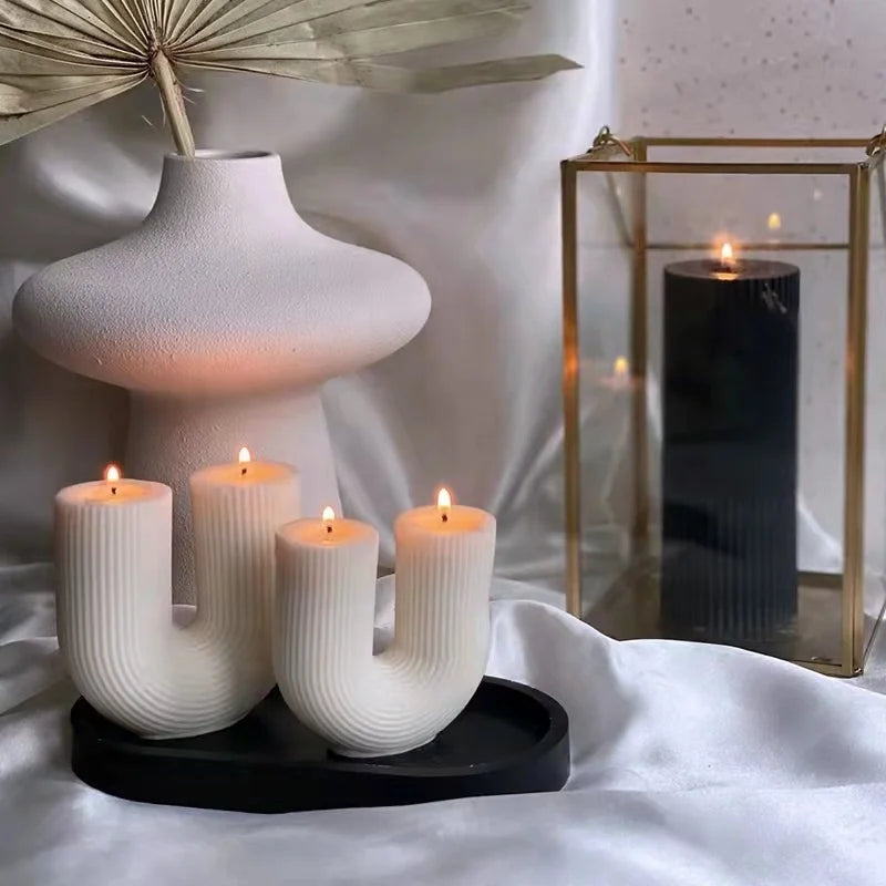 U-Shaped Scented Candles