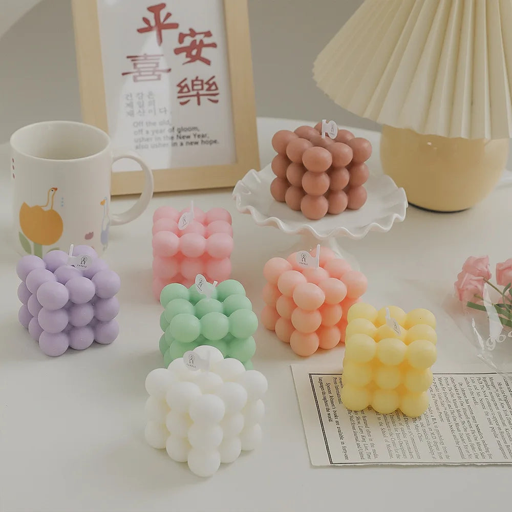 Bubble Cube Candle