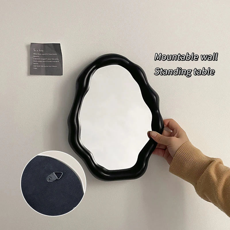 Irregular Standing Mirror Desktop Makeup Mirror