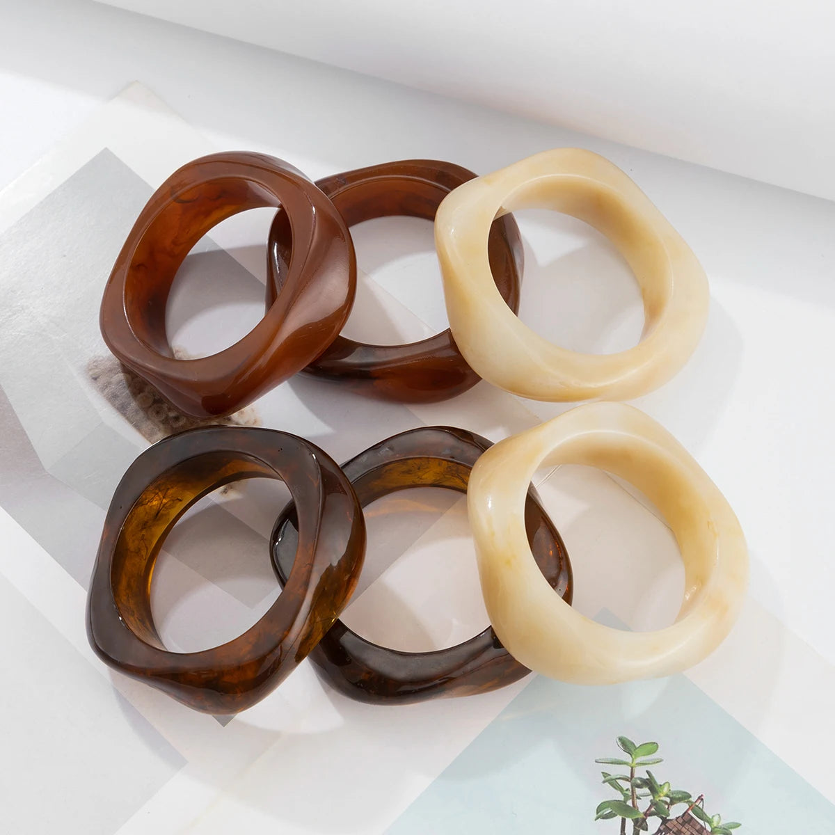 Resin Chunky Bangles