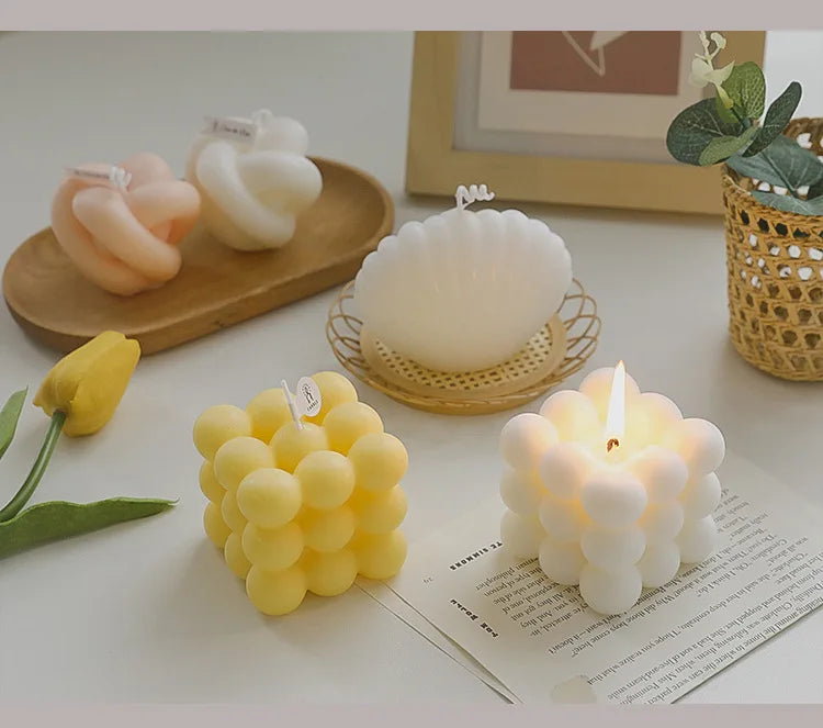 Bubble Cube Candle