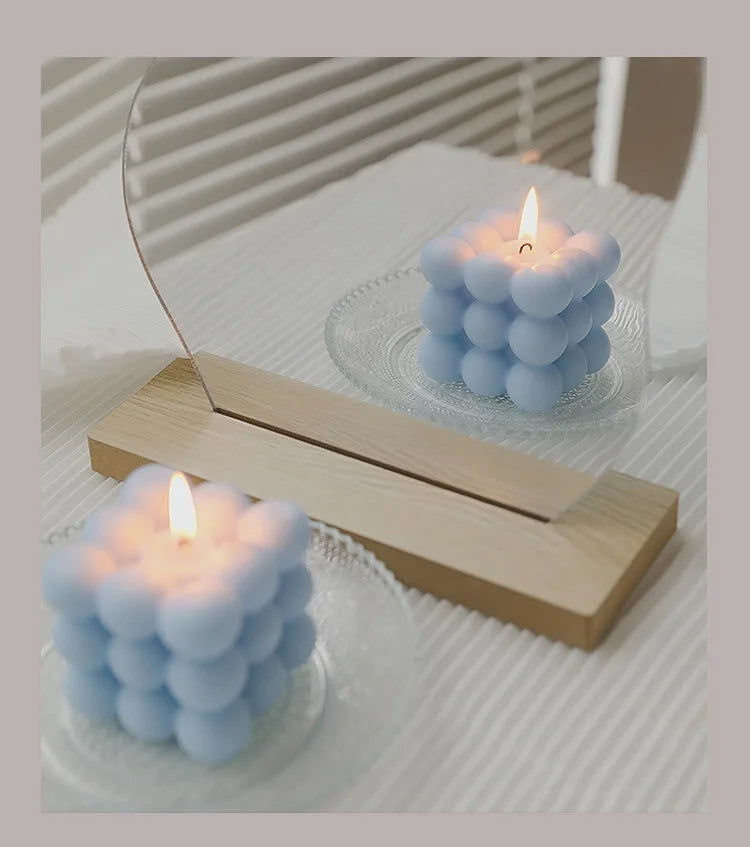 Bubble Cube Candle